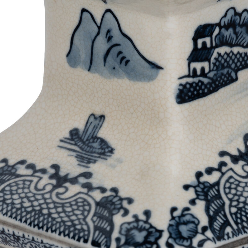 Chinoiserie Ceramic Vase image number 4