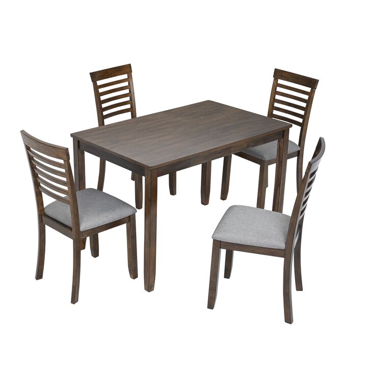 Befrig 5‑Piece Farmhouse Dining Set