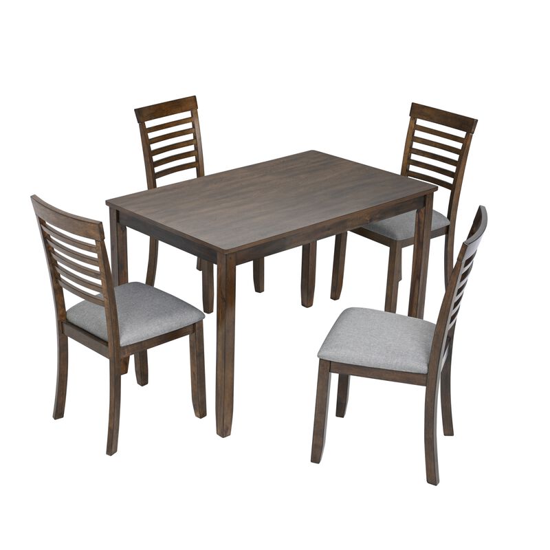 Befrig 5‑Piece Farmhouse Dining Set image number 0