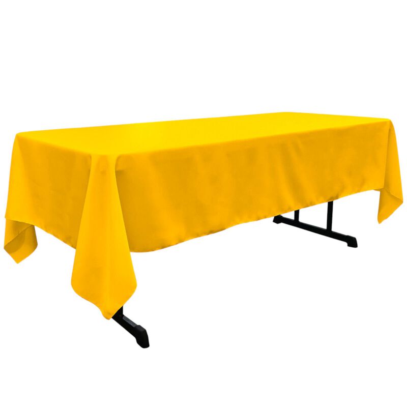 Rectangular Tablecloth 60 by 126 Inch Polyester Poplin image number 0