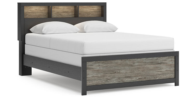 Jonnifer Queen Bookcase Panel Bed image number 2