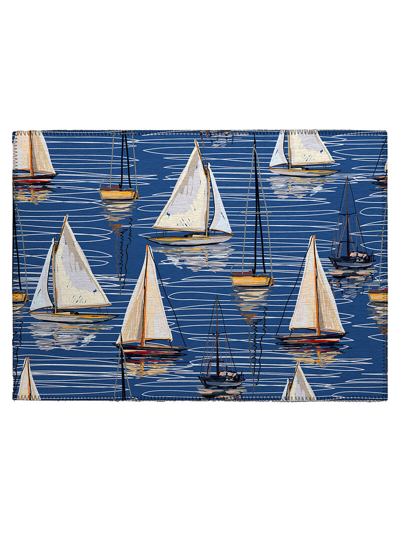 Harbor HA8 Navy 20" x 30" Rug