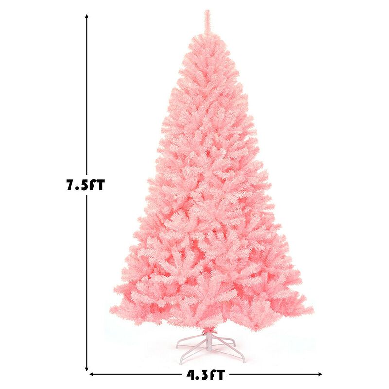 Hinged Artificial Christmas Tree Full Fir Tree for Lush Holiday Decor and Easy Setup