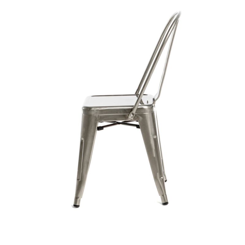Commerical Seating Products Oscar Gun Metal Dining Chairs