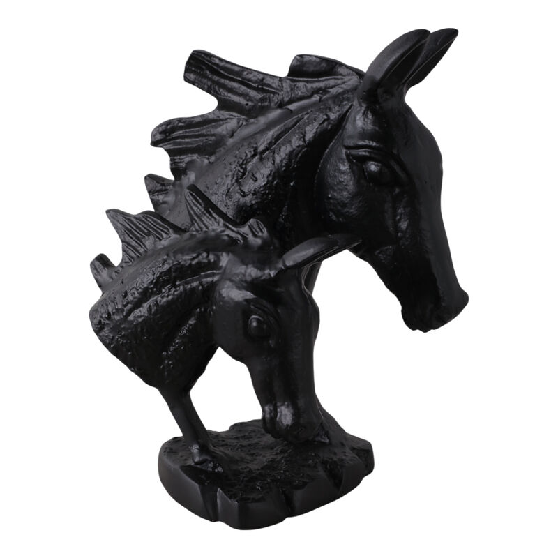 Horse & Baby Horse Head Figure image number 1