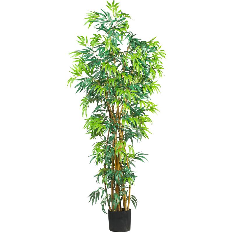 Hivvago 6 Feet  Fancy Style Bamboo Silk Tree