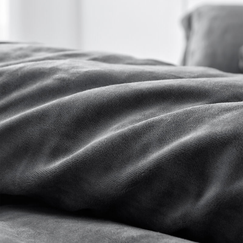 The Original Plush - Coma Inducer&reg; Oversized Comforter Set - Steel Gray.