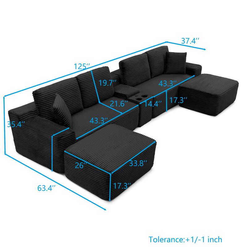 Regho Sectional Sofa image number 9