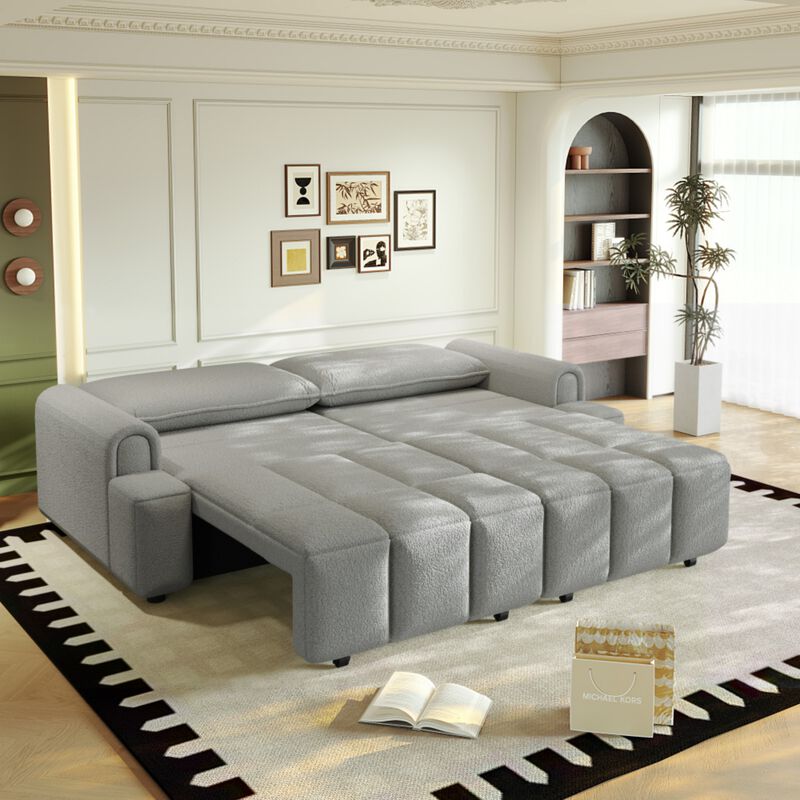 Rerjeb Teddy 3-in-1 Convertible Sleeper Sofa Bed image number 3