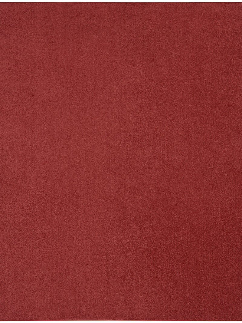 Nourison Essentials NRE01 Brick Red 10' x 14' Rug