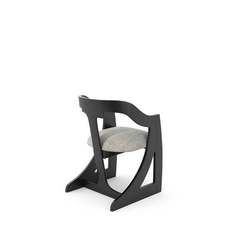 Crescent Barrel Chair