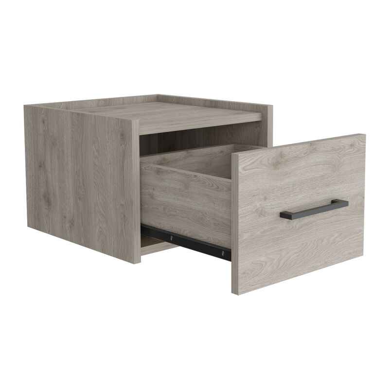 Streamdale Floating Nightstand Calion, Bedroom, Light Gray