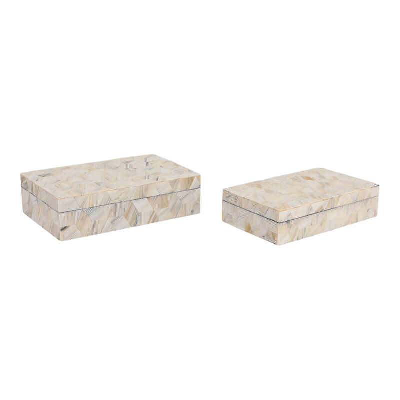 S/2 10/11" Etched Geo Cube image number 3