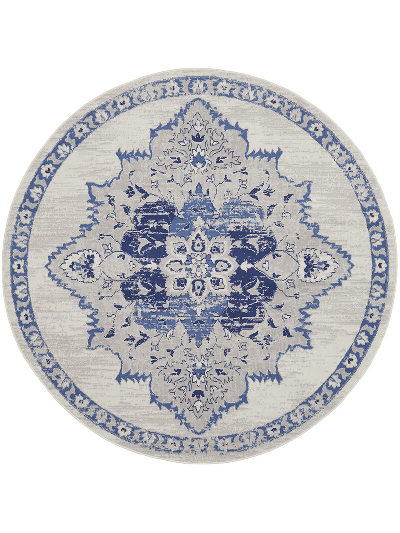 Whimsicle WHS14 Ivory/Blue 8'4" x 11'6" Rug image number 0