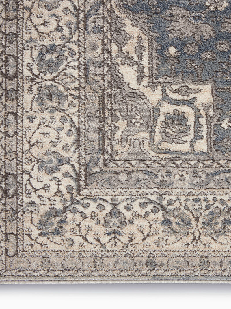 Quarry QUA07 Gray/Ivory 6'7" x 9'6" Rug image number 3