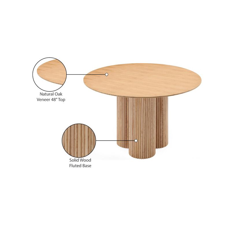 Meridian Furniture Simba Natural Dining Table