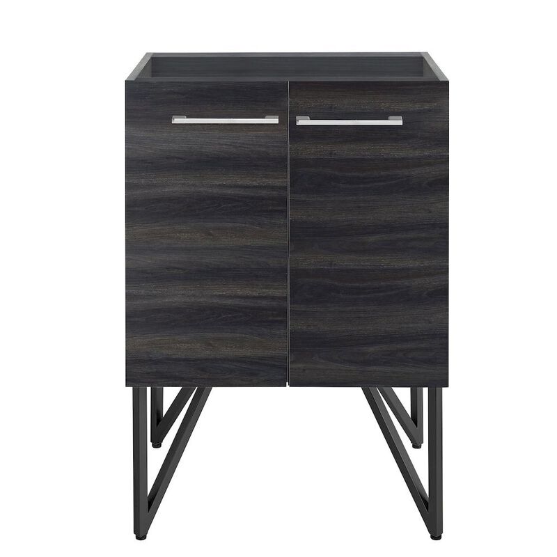 Annecy 24 Black Walnut Bathroom Vanity Cabinet Only (SM-BV222) image number 0