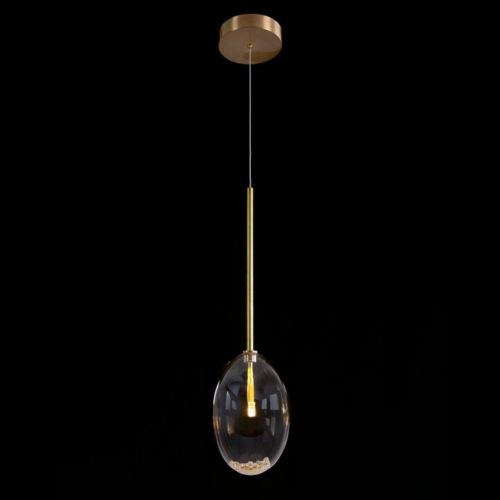 Echo Glass Globe Single Droplight