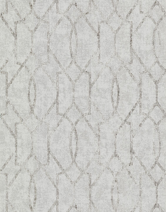 Ziva Platinum Metallic Trellis Wallpaper (Set of 2)