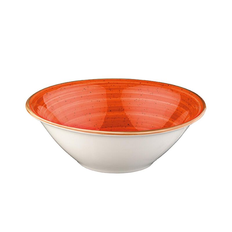 Terracota dia.7" h:2.5" 23 oz. Round Terracotta Porcelain Bowl (Set of 4)