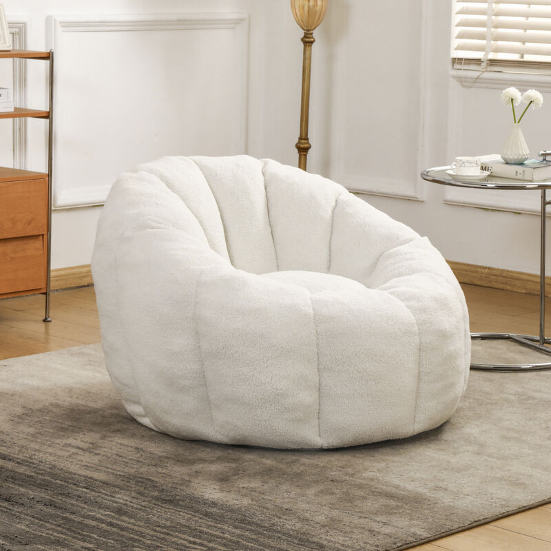 GOODSILO Ergonomic Bean Bag Sofa Chair with Armrests and High-Density Foam for Ultimate Relaxation image number 1