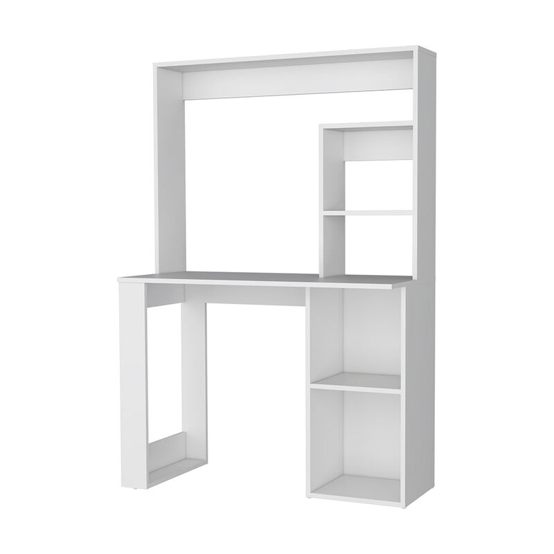 Streamdale Palisades Computer Desk With Hutch And Storage Shelves