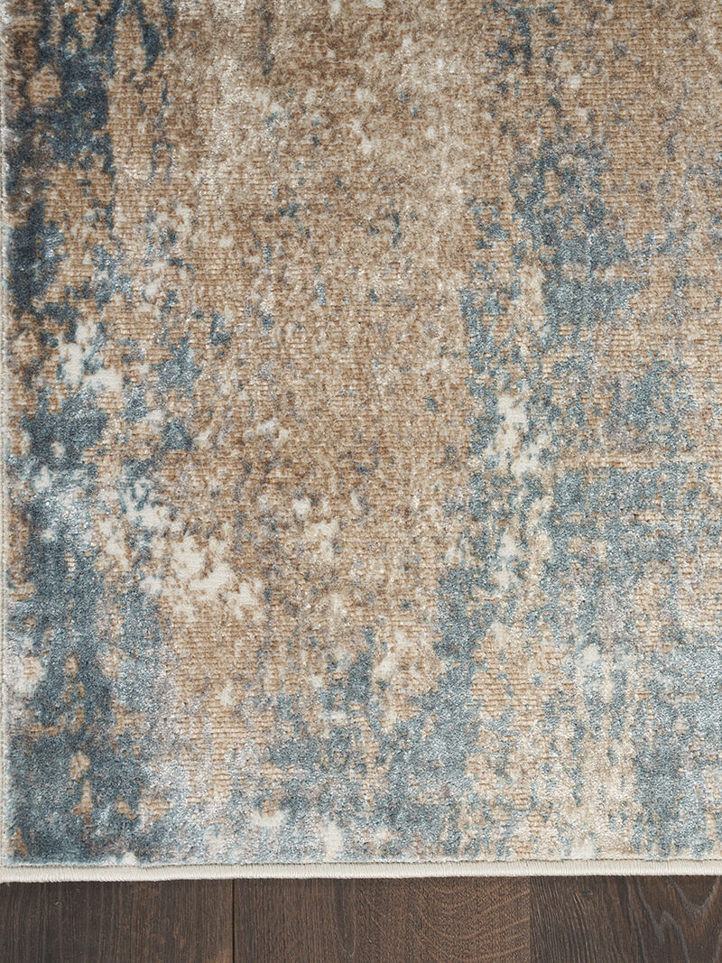 Glitz GLZ06 Taupe/Multicolor 5'3" x 7'3" Rug