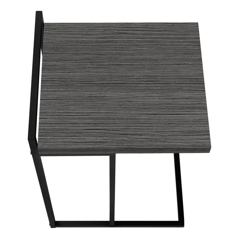 Accent Table, C-shaped, End, Side, Snack, Living Room, Bedroom
