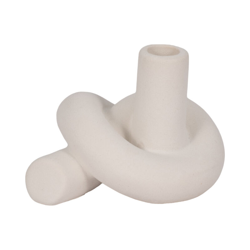 6" Textured Knot Taper Holder image number 0
