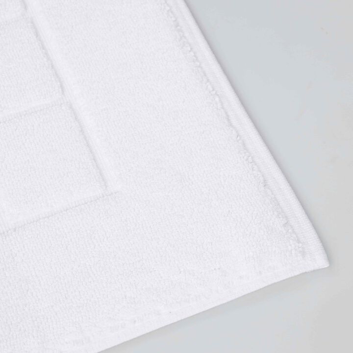 Washable Cotton Checkered Bath Rug Set of 2 for Bathrooms