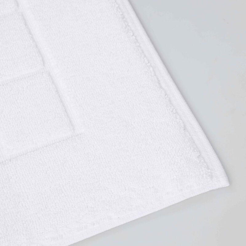 Washable Cotton Checkered Bath Rug Set of 2 for Bathrooms image number 1