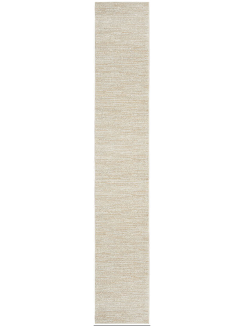 Nourison Essentials NRE01 Ivory/Beige 2'2" x 7'6" Rug image number 0