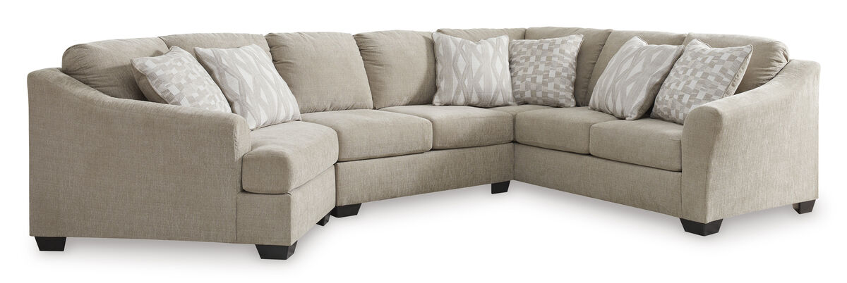 Brogan Bay Right Facing Sectional with Cuddler