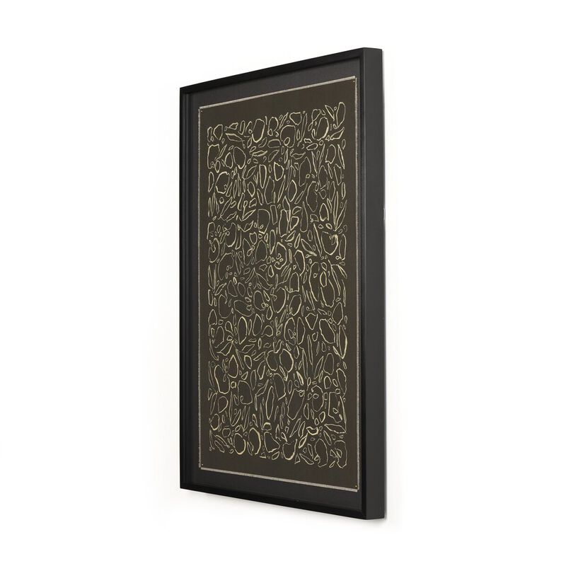 Cream On Black Glimmer by Laurel-Dawn Latshaw image number 1