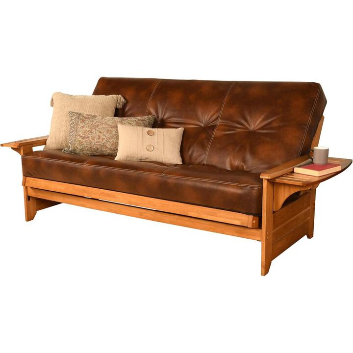 Phoenix Frame-Butternut Finish-Oregon Trail Saddle Mattress