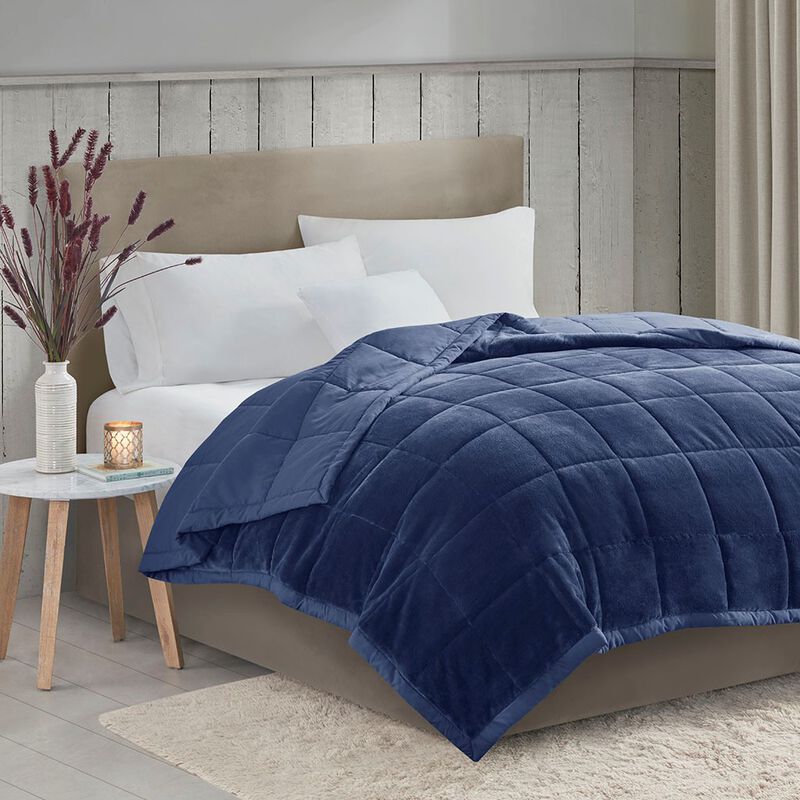 Gracie Mills Morrow HeiQ Smart Temperature Reversible Down Alternative Blanket image number 1