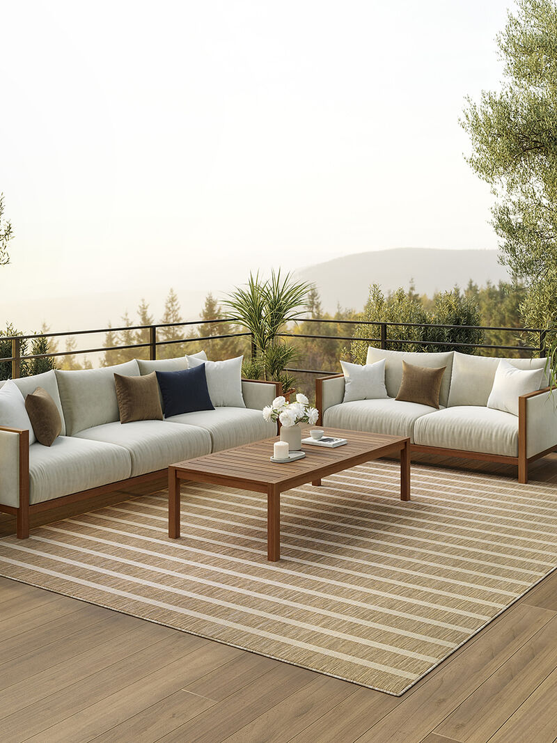 Positano POS03 Beige/Ivory 7' x 10' Rug image number 9