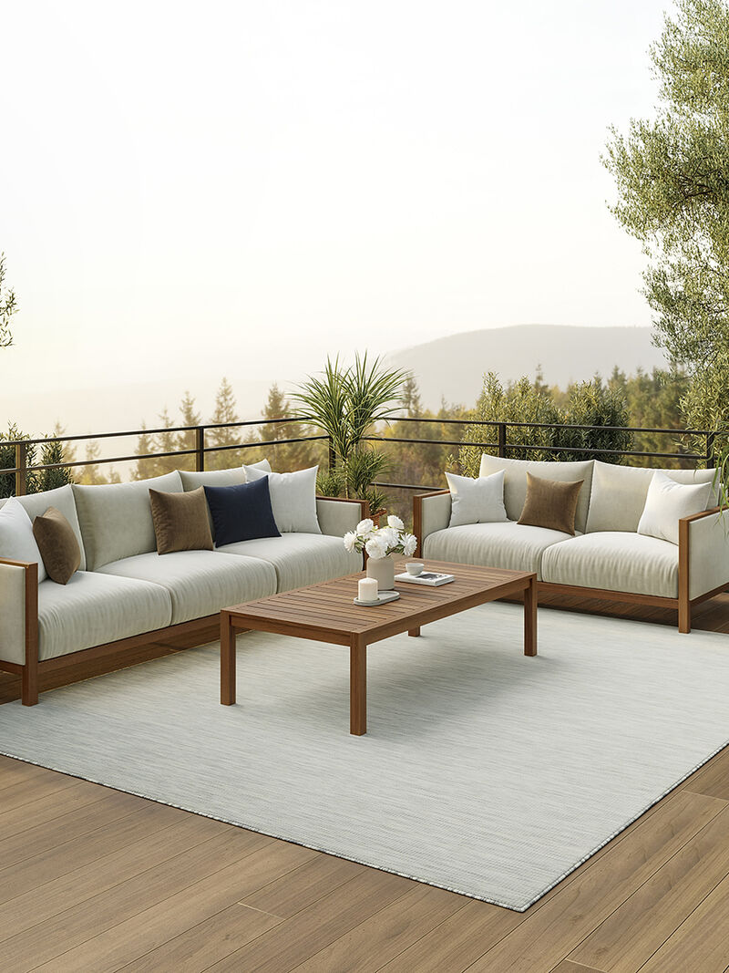 Positano POS01 Light Gray 9' x 12' Rug