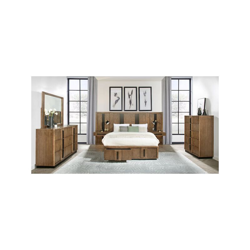 Coaster Co. of America Terrace 6-drawer Dresser and Mirror Ash Brown image number 3