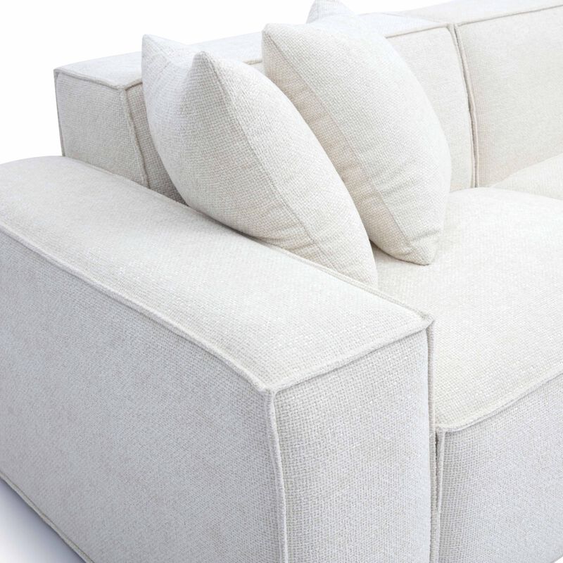 Mindy Chenille Basketweave Modular Sofa image number 5