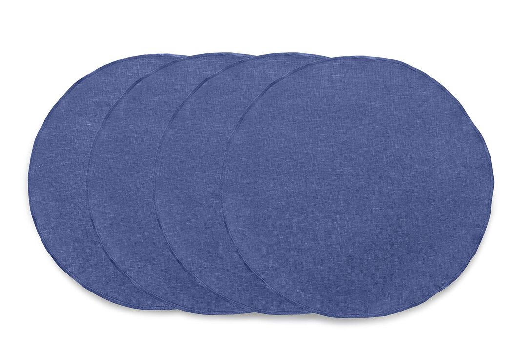 Linen Round Placemats - Vesta (Set of 4)
