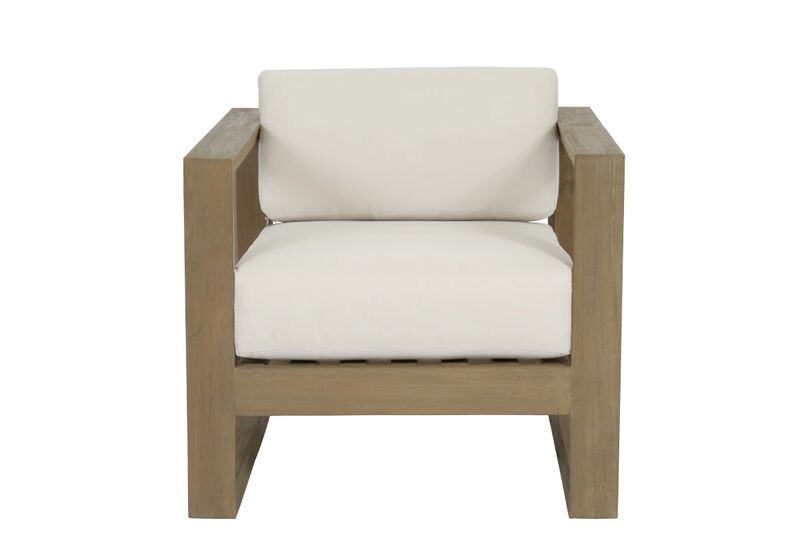 Coastal Teak Club Chair image number 0