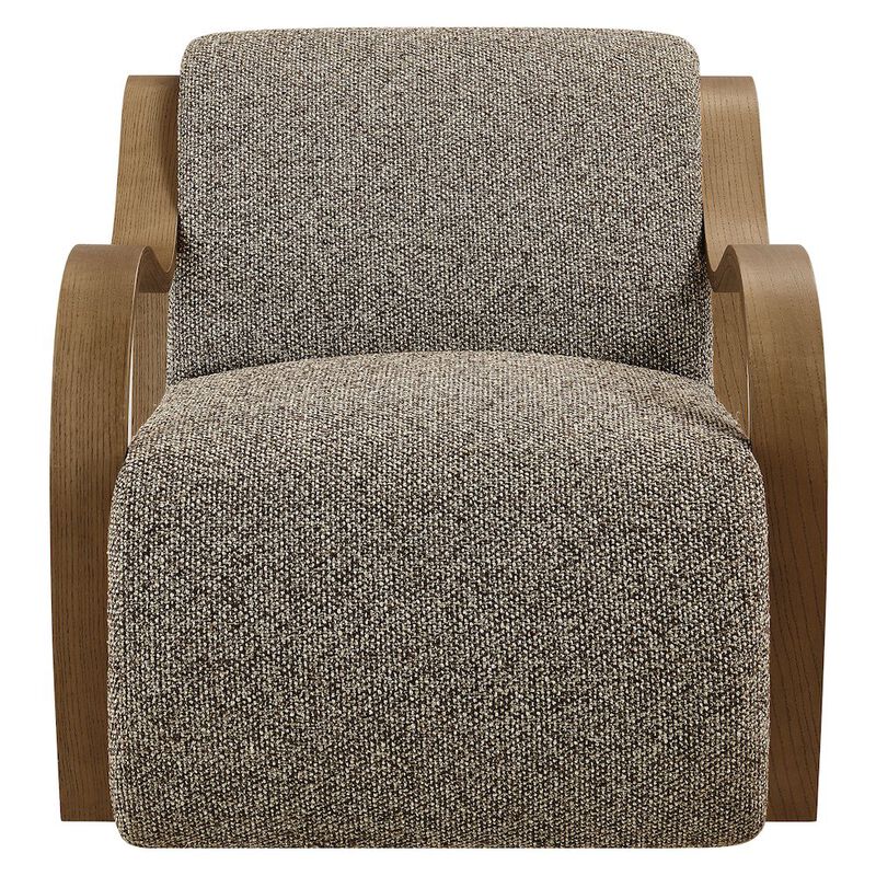 Atrium Lattice Boucle Accent Armchair image number 5