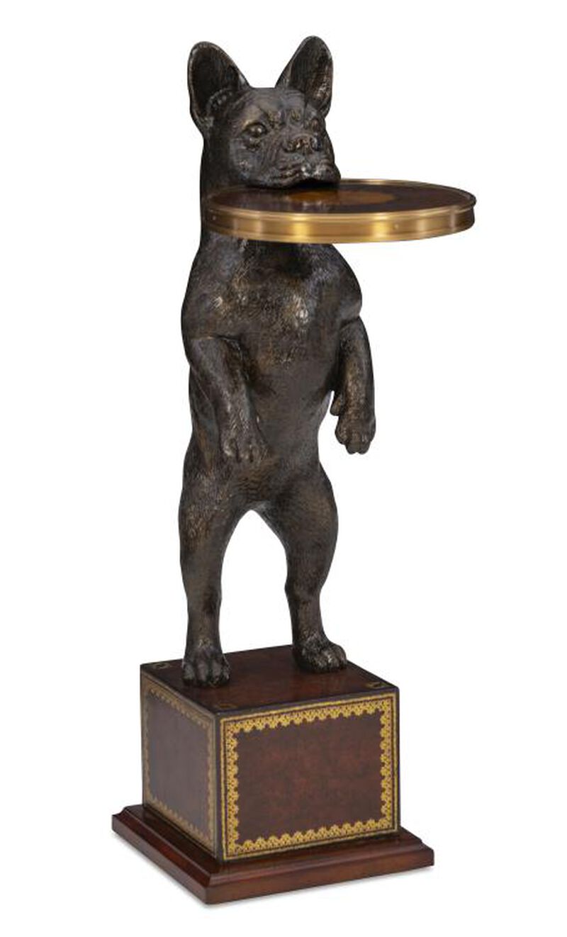 French Bulldog Accent Table image number 0