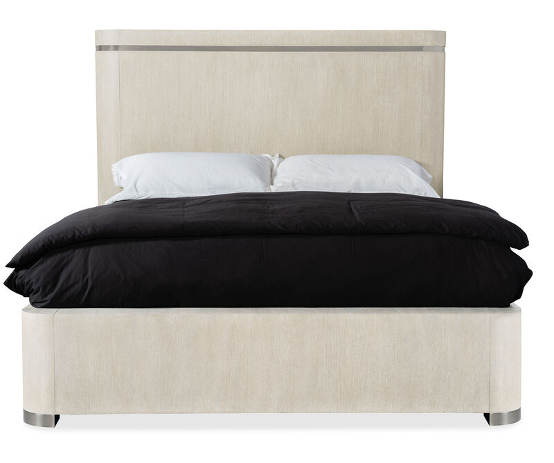 Modern Mood Light King Panel Bed image number 0