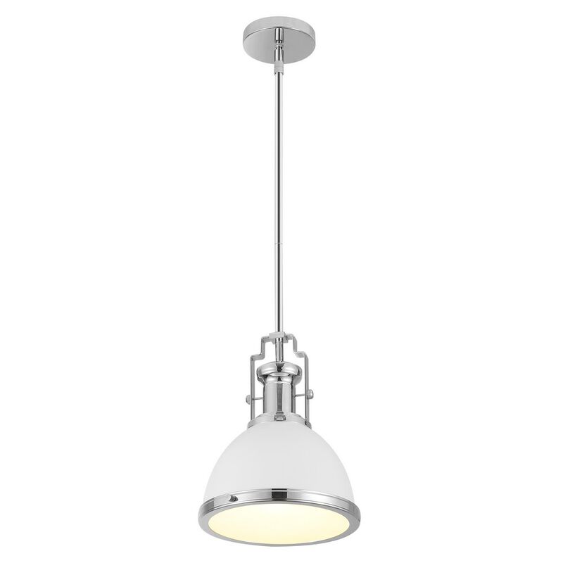Homer Modern Industrial Iron LED Dome Pendant