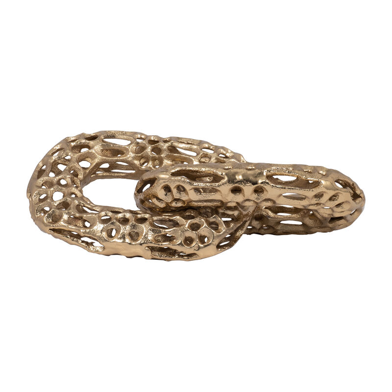Metal 2-Linked Chains, Gold image number 0