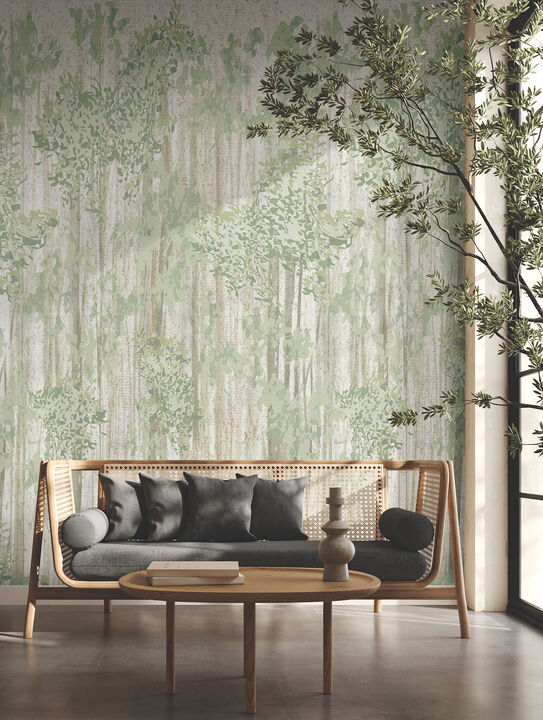 Aspen Grove Forest Mural (Set of 2)