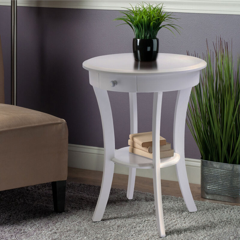 Winsome Solid Composite Wood Sasha Round Accent Table image number 8