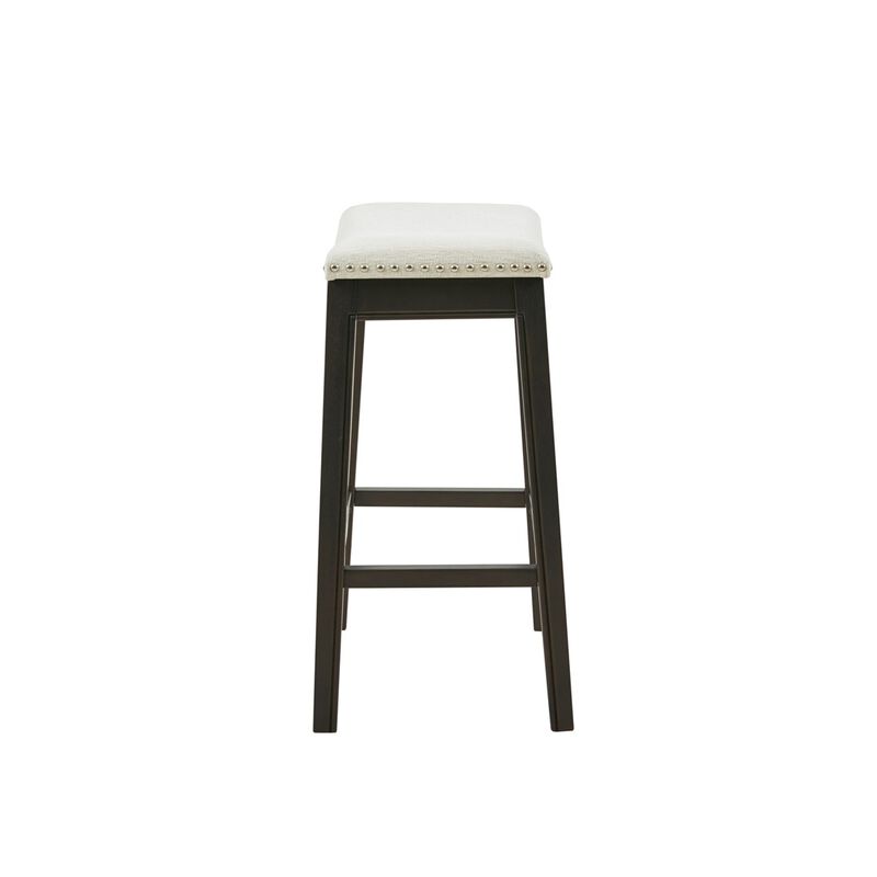 Gracie Mills Jerrell Modern Backless Saddle Counter Stool